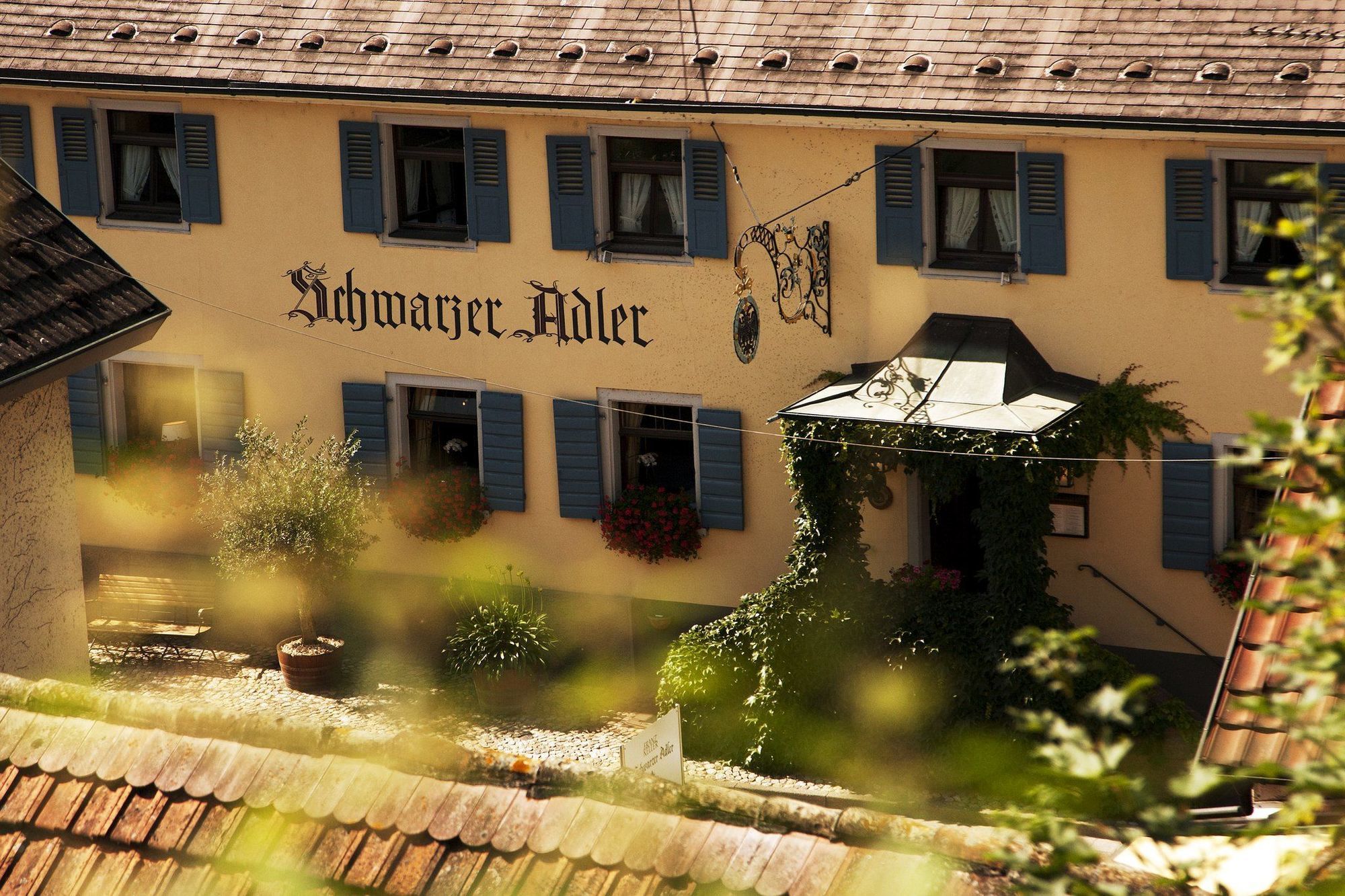ホテルSchwarzer Adler フォグツブルク レストラン 写真